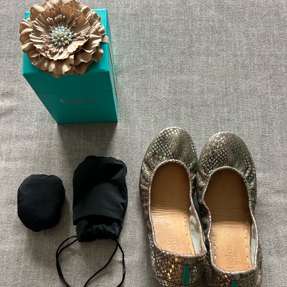 Tieks Wild Cooper Size 7